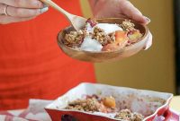 Golden Peach Raspberry Bake