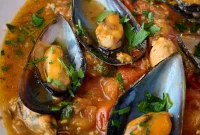 Vibrant Chili Tomato Mussels
