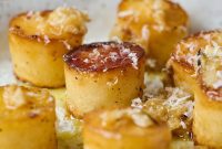 Golden Garlic Thyme Fondant Potatoes