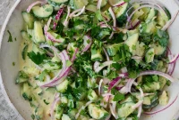 Zesty Greek Yogurt Cucumber Salad