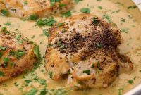 Creamy Garlic Parmesan Chicken Delight