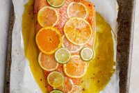 Citrus-Infused Olive Oil Slow-Roasted Salmon