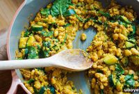 Vibrant White Bean and Garden Scramble