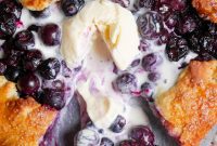Zesty Lemon Blueberry Galette