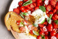 Heirloom Tomato and Creamy Burrata Bliss