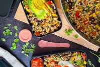 Fiesta Black Bean and Corn Rice Salad
