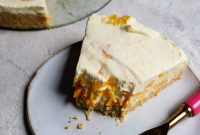Chilled Tropical Mango Cheesecake