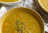 Creamy Instant Pot Vegan Split Pea Soup
