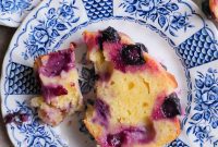 Velvet Blueberry Yogurt Loaf