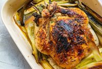 Zesty Salsa Verde Roasted Chicken
