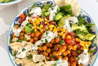 Fiesta Chickpea Taco Salad