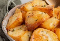 Golden Duck Fat Roasted Potatoes