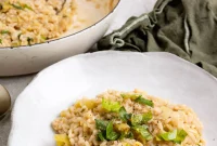 Creamy Leek Risotto
