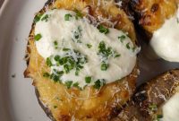 Buttery Garlic Baked Potatoes