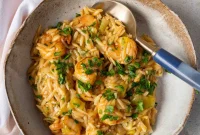 Zesty Lemon Shrimp Orzo