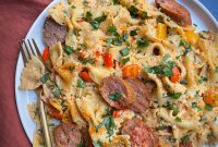 Zesty Cajun Sausage and Pepper Pasta