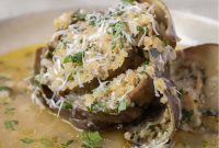 Baked Parmesan & Herb Stuffed Artichokes