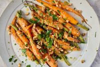 Golden Garlic Butter Roasted Carrots