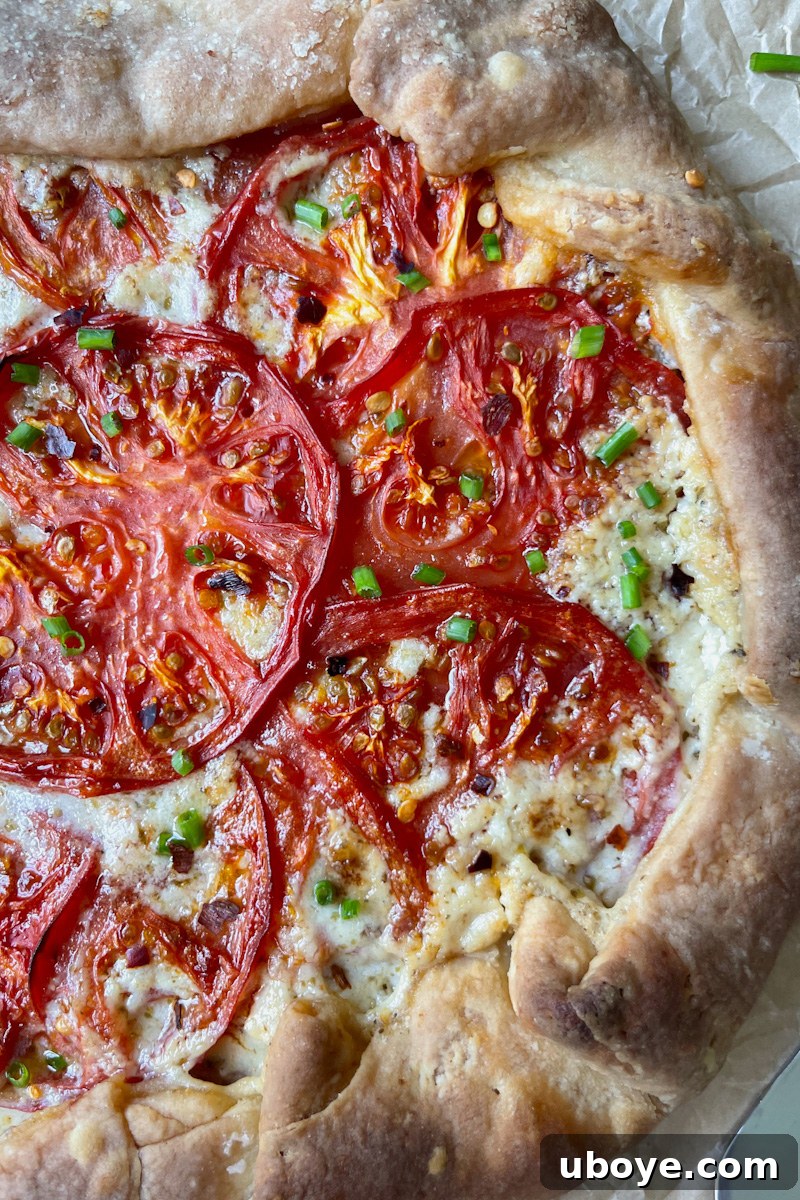 Ingredients laid out for making the Vegan Tomato Galette