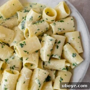 Creamy Garlic Butter Pasta, a simple yet flavorful dish.