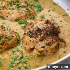 Creamy Garlic Parmesan Chicken, a comforting dinner.