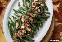Aromatic Sage and Brown Butter Green Beans with Toasted Almonds