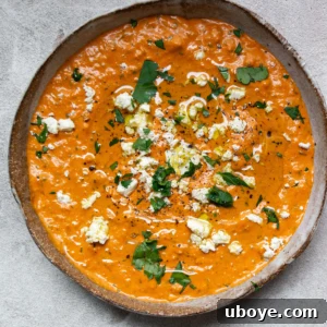 Spicy Red Pepper (Capsicum) and Feta Dip with fire-roasted peppers and garlic confit