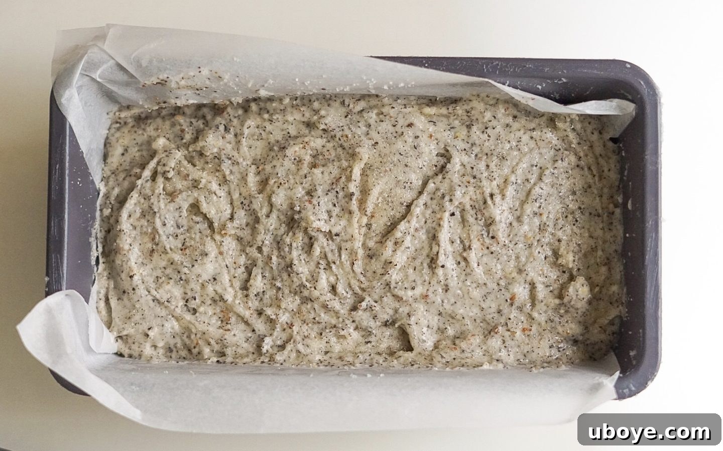 Mixing wet ingredients for vegan Earl Grey cake batter