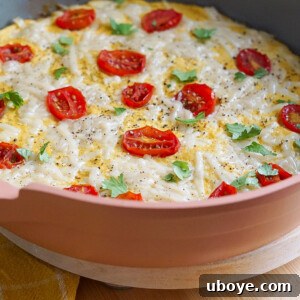 Stove-top Vegan Frittata with fresh ingredients