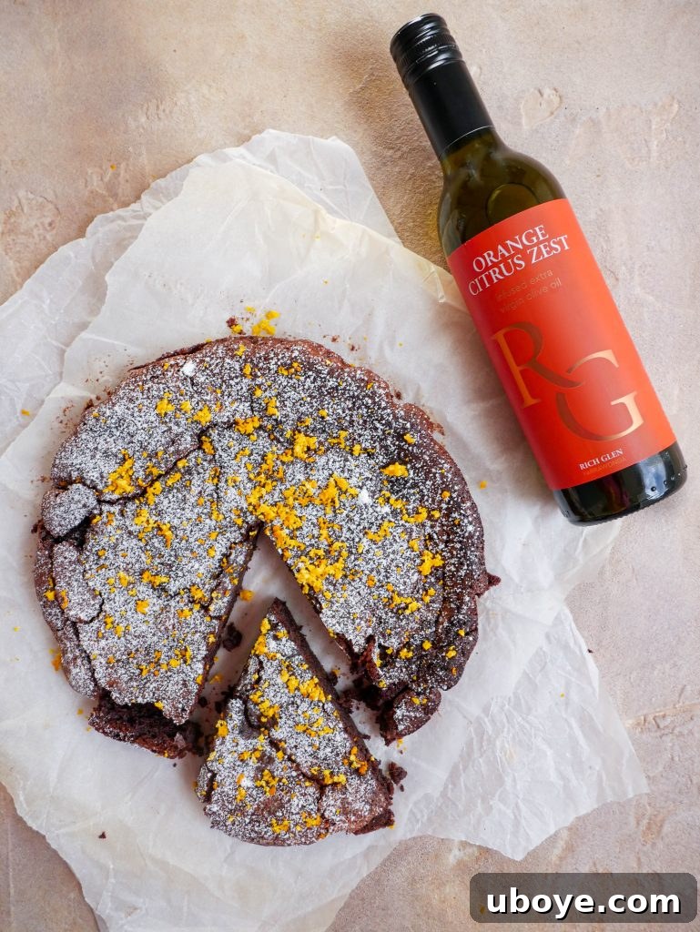 Another beautiful shot of the clementine olive oil cake