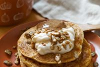 Cozy Vegan Pumpkin Spice Pancakes