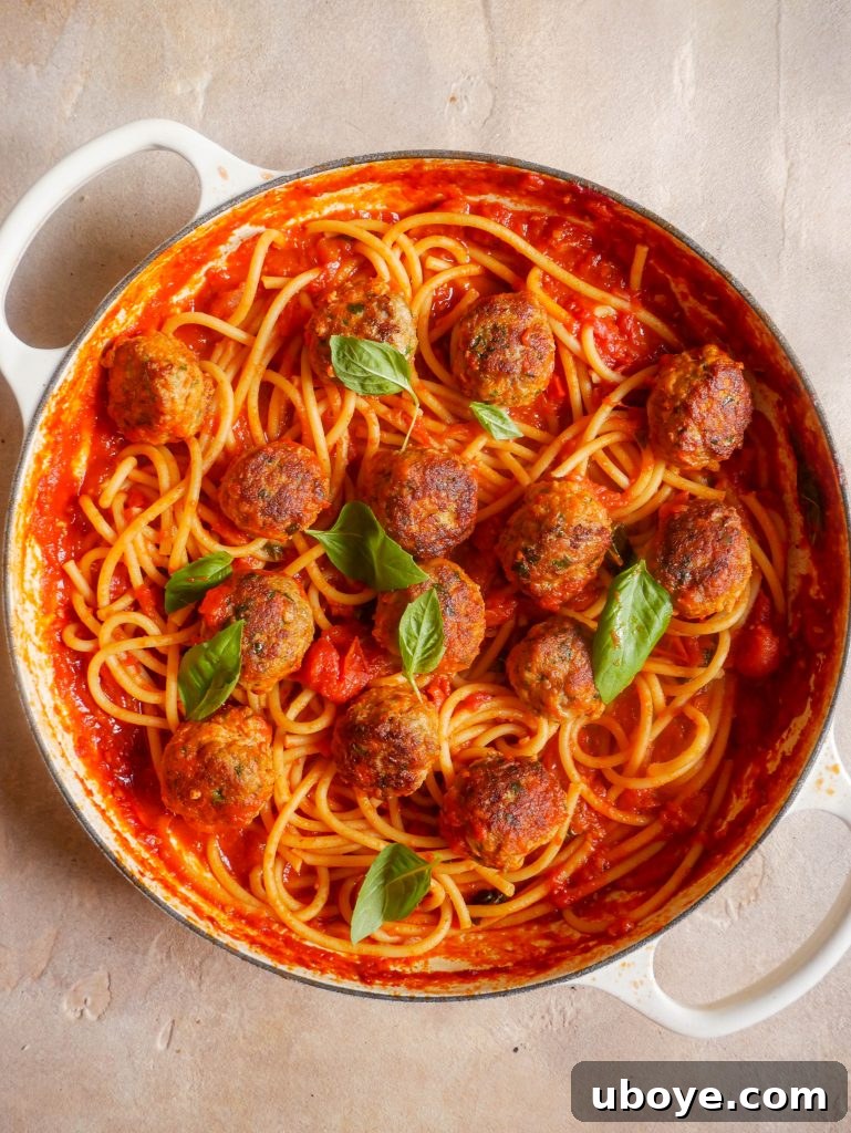 Classic Spaghetti and Meatballs dish