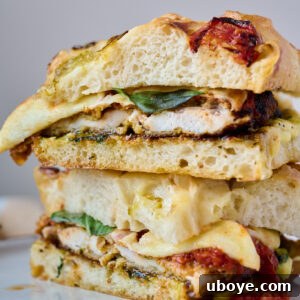 Chicken Parmesan Focaccia Sandwich
