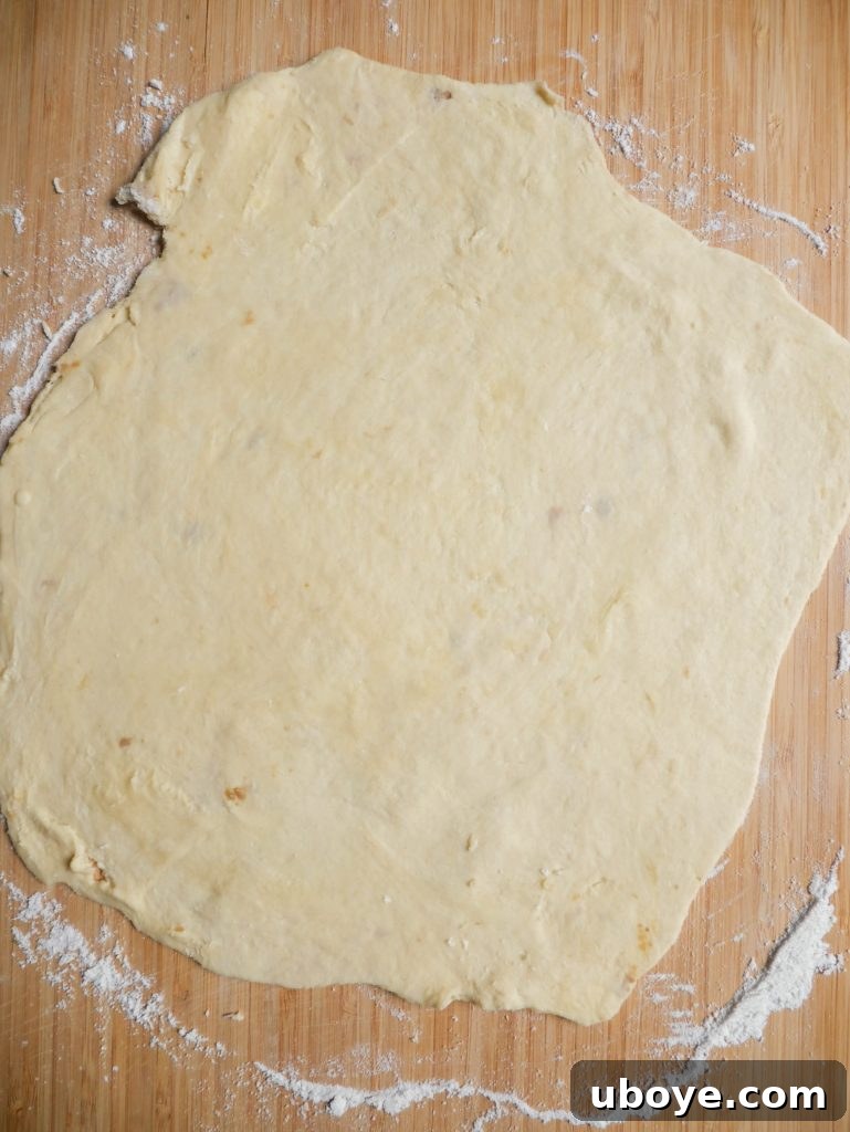 Garlic confit cloves infusing the homemade puff pastry dough