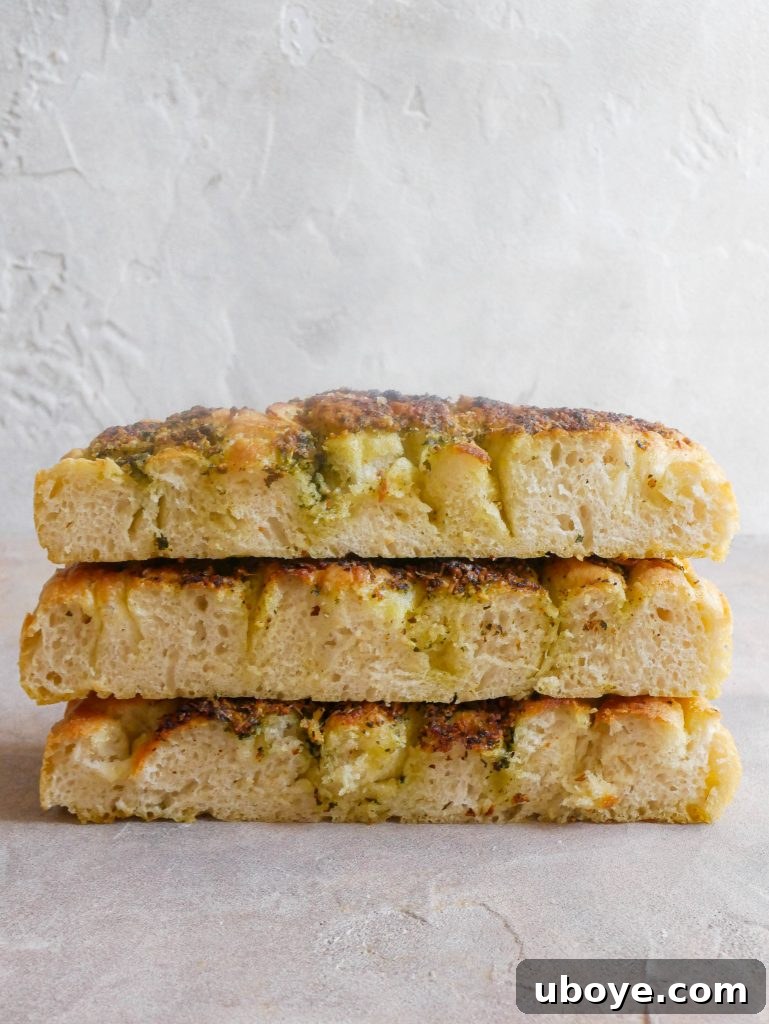 Focaccia with Mortadella, Burrata and Pesto 8 Sharing the sandwich on social media