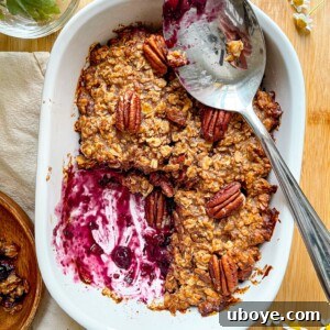 Lightened Up Blueberry Breakfast Crumble