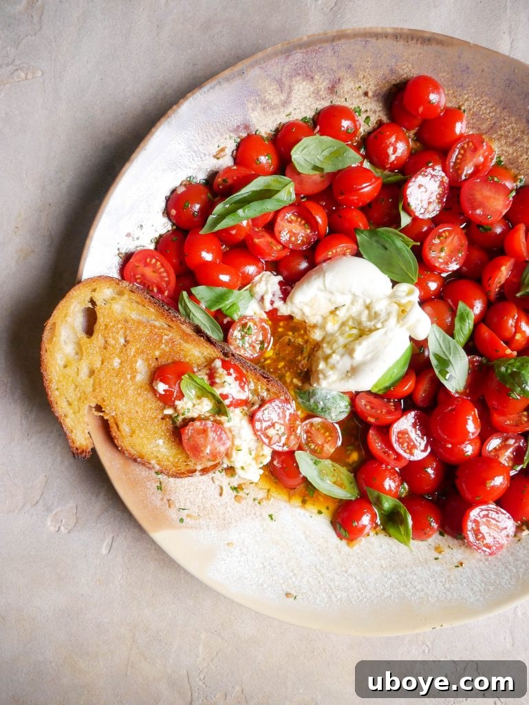 Heirloom Tomato and Creamy Burrata Bliss 3 img 3591 2