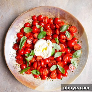 Heirloom Tomato and Creamy Burrata Bliss 9 Tomato-Burrata-Salad