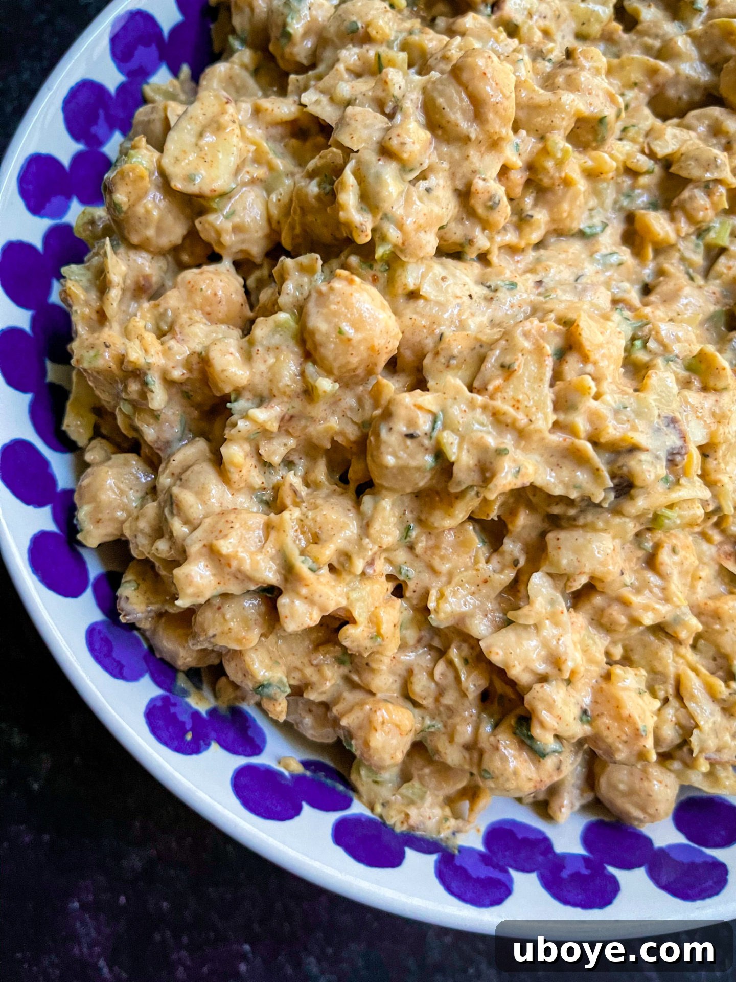 vegan chicken salad recipe with chickpeas