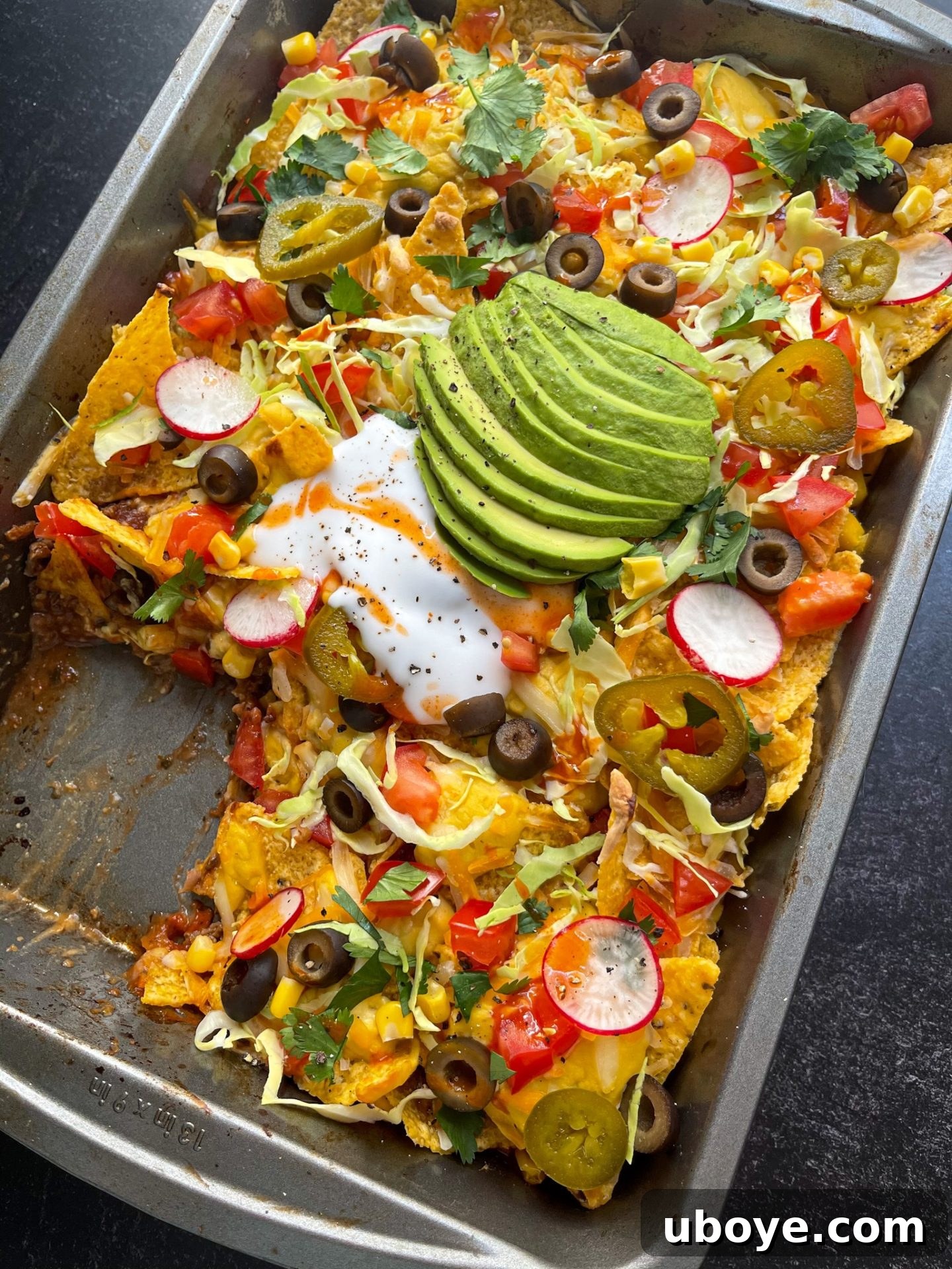 Plant-Based Fiesta Bake 3 vegan taco casserole tray bake recipe