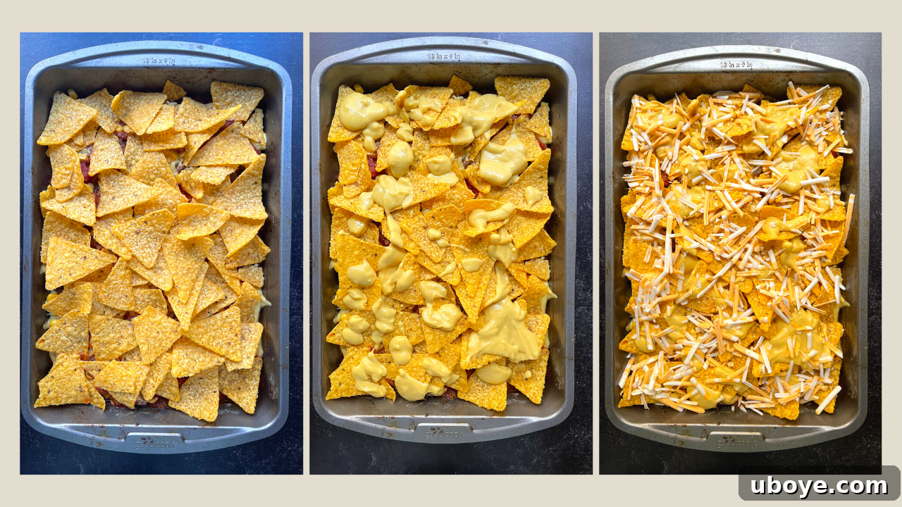 Plant-Based Fiesta Bake 5 making taco casserole recipe step by step