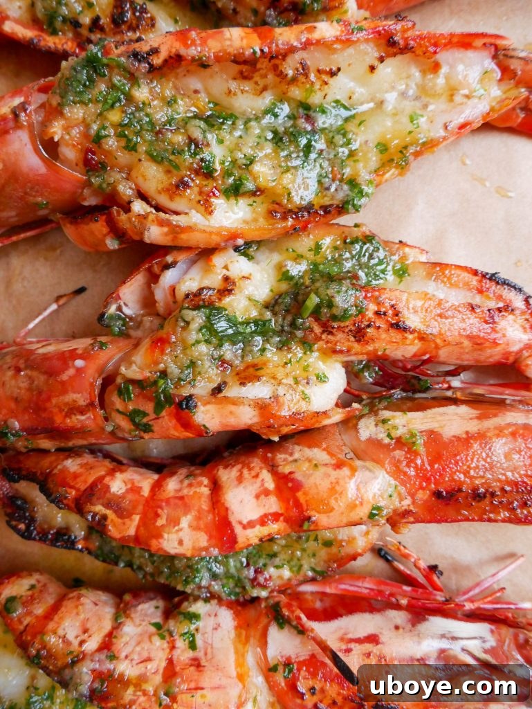 A jar of homemade garlic confit butter, perfect for BBQ prawns