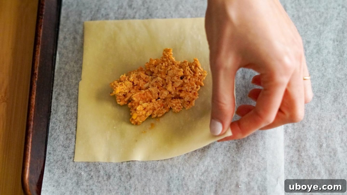 Step-by-step guide on how to make vegan eggrolls at home