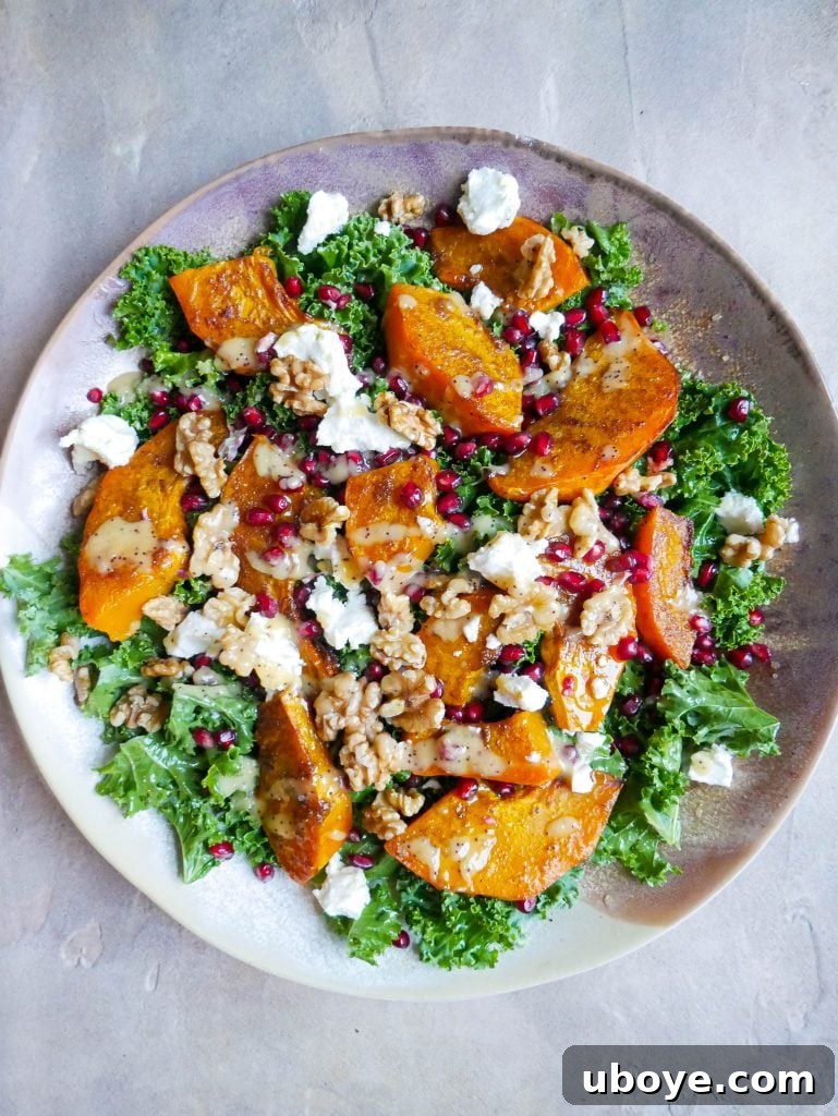 Roasted pumpkin salad