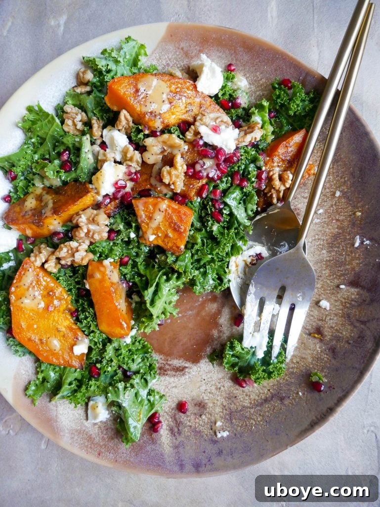 Greens for Roasted Pumpkin Salad