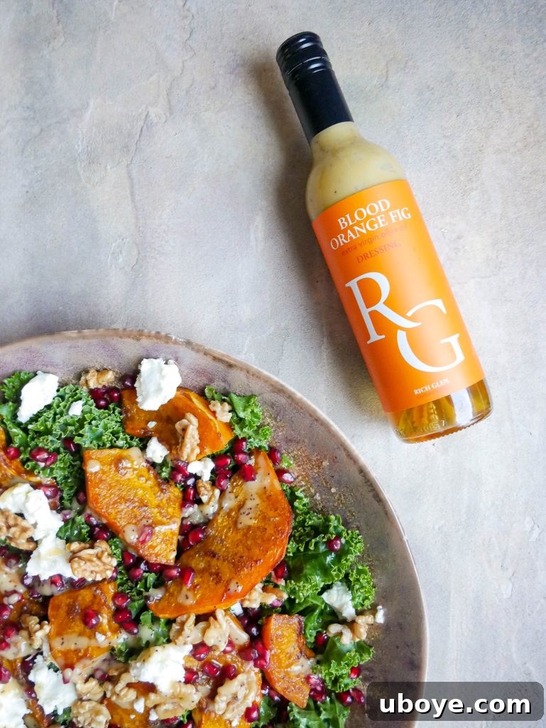 Kale for Roasted Pumpkin Salad