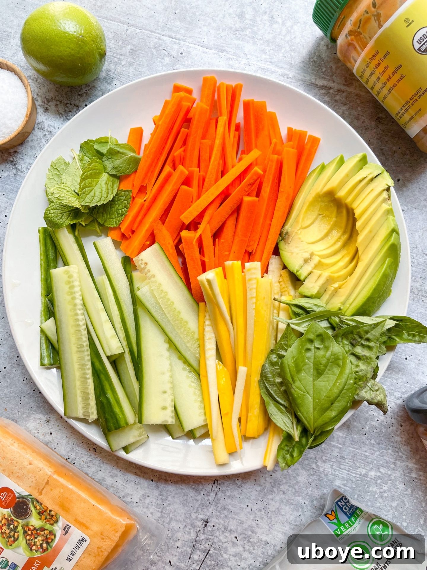 vegan summer rolls ingredients