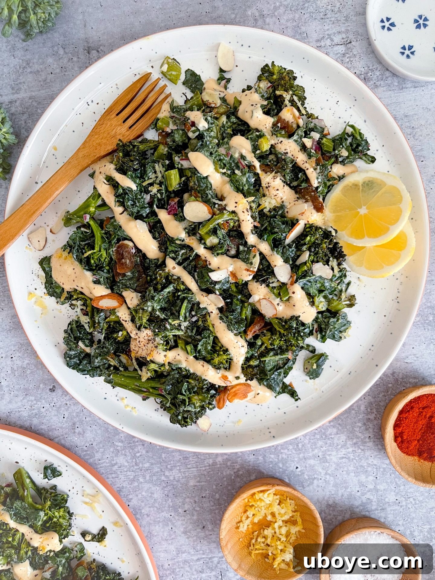 Golden Roasted Broccolini Salad with Sweet Apricots, Zesty Lemon, and Crisp Kale 2 Delicious Roasted Broccolini Salad with Lemon, Apricots, and Kale