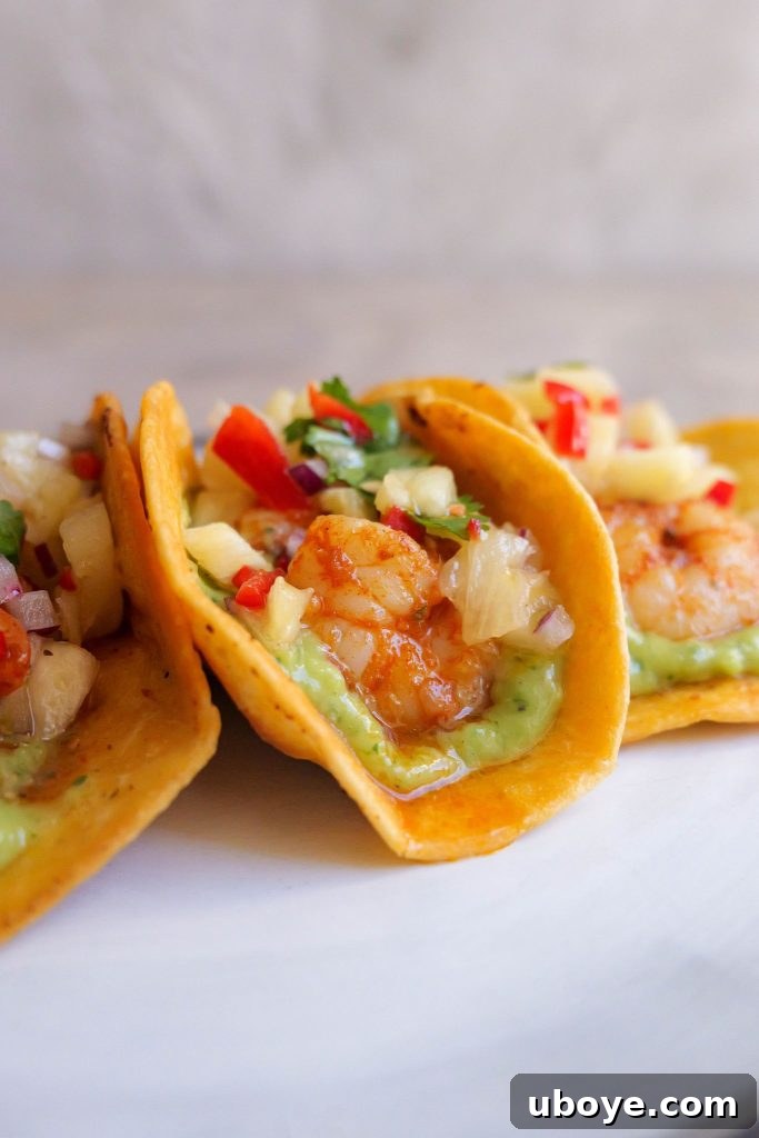 Zesty Tomatillo Cajun Prawn Tacos 5 Soft Flour Tortillas