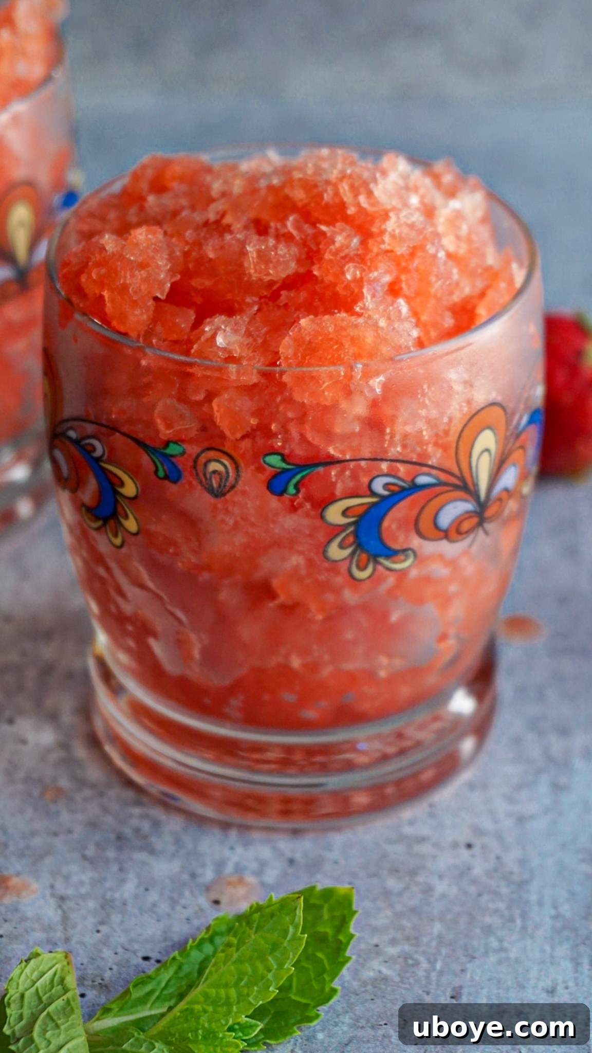 Essential ingredients for homemade watermelon strawberry rosé Italian ice dessert